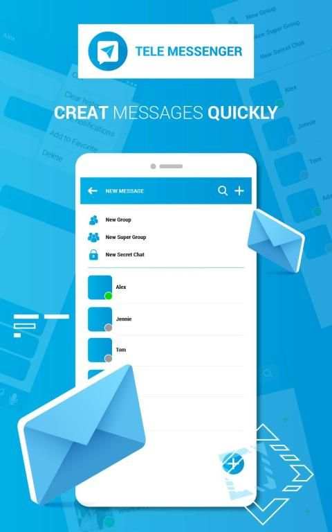 Lite Messenger Tele: Panggilan & Obrolan Gratis screenshot 5