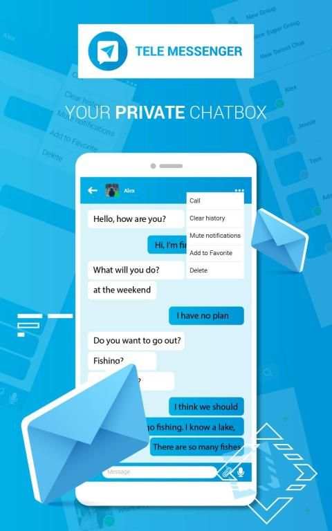 Lite Messenger Tele: Panggilan & Obrolan Gratis screenshot 2