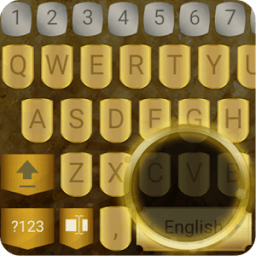 ai.keyboard Gold theme أيقونة