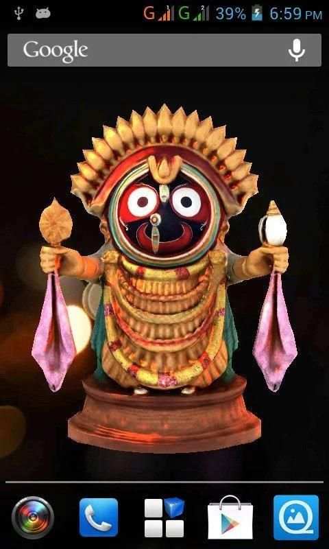 3D Jagannath Live Wallpaper स्क्रीनशॉट 1