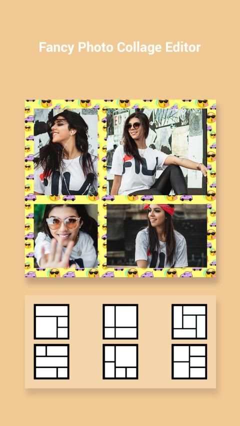 Fancy Photo Collage Editor स्क्रीनशॉट 3