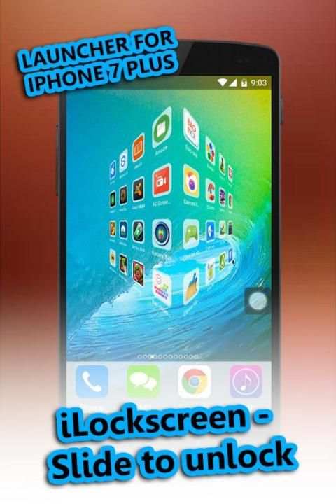 Launcher for iPhone 7 plus screenshot 4
