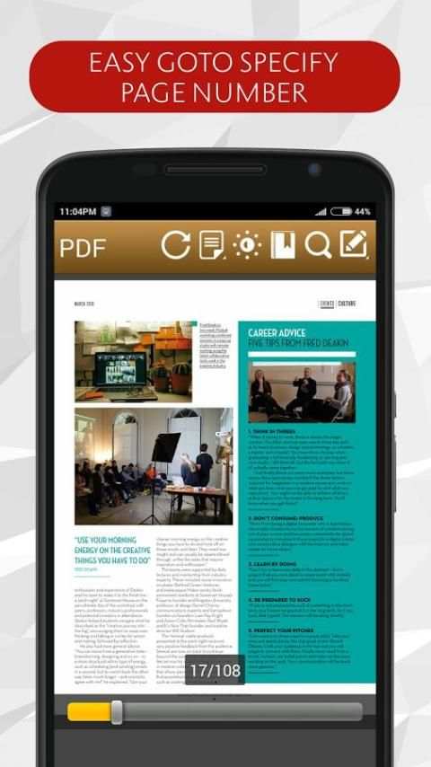 Fast PDF Reader स्क्रीनशॉट 4