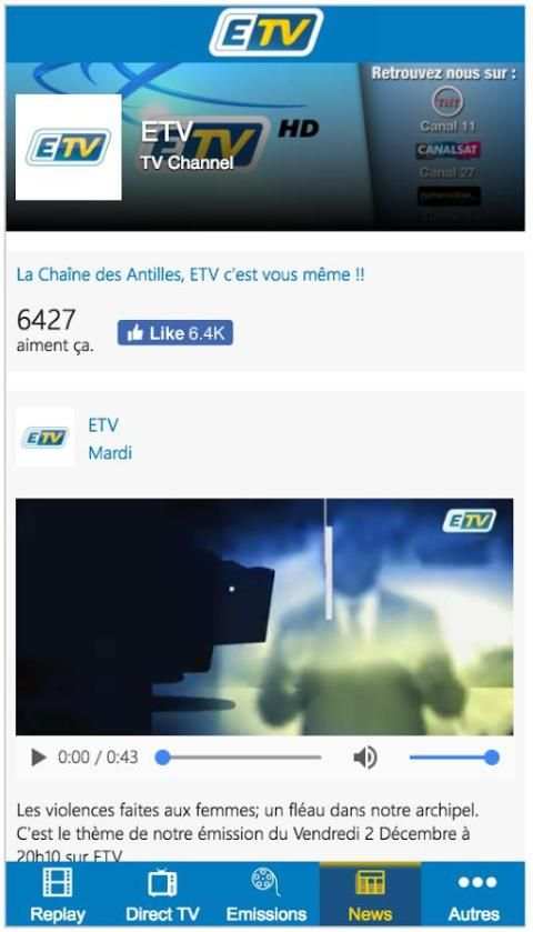 ETV EFM : télé et radio, info screenshot 3