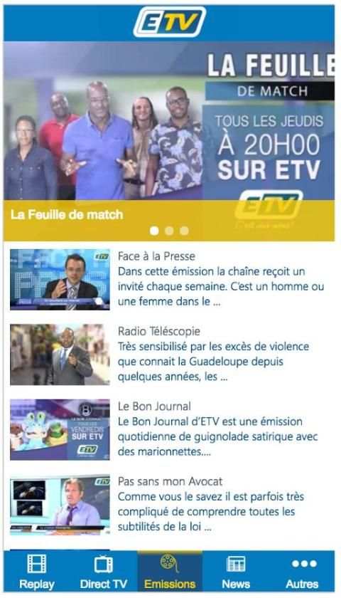 ETV EFM : télé et radio, info screenshot 4