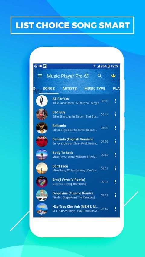 Music Player Free स्क्रीनशॉट 5