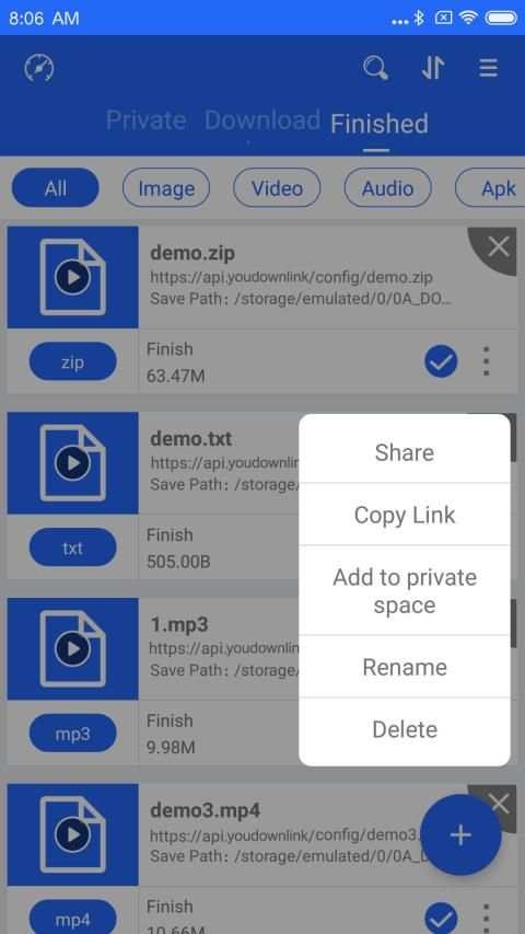 Download Manager - Fast Private Downloader screenshot 2