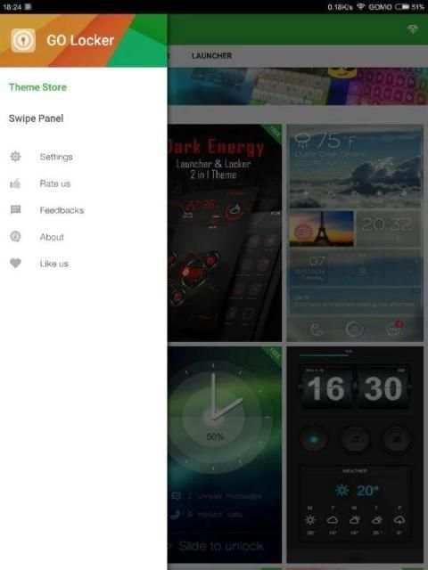 GO Locker - theme & wallpaper screenshot 1