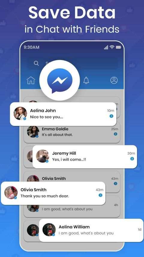 Lite for Facebook Messenger 2020 screenshot 4