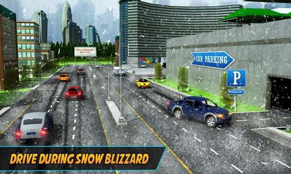Multi-Level Winter Car Parking screenshot 11