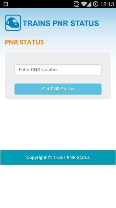 PNR Status स्क्रीनशॉट 1