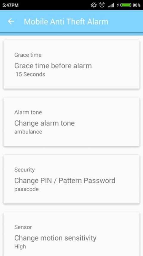 Jio Security Anti Theft Alarm स्क्रीनशॉट 5