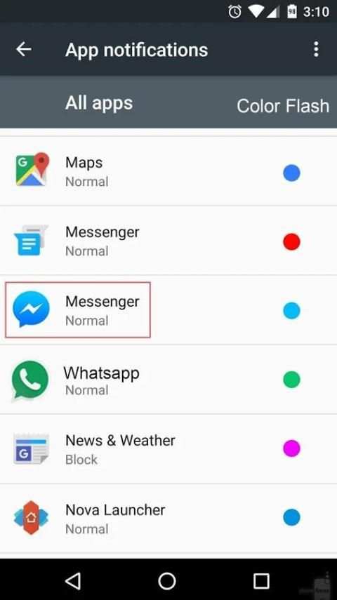Color Flashlight Call and SMS! स्क्रीनशॉट 3