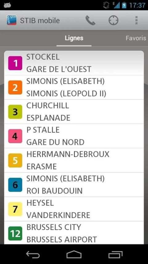 STIB-MIVB screenshot 4