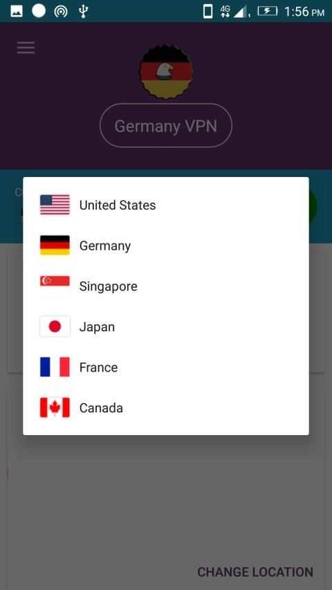 Germany VPN -Free VPN Canada, France, USA screenshot 3