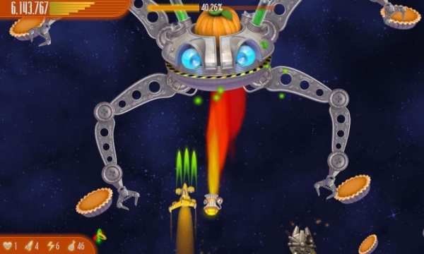 Chicken Invaders 4 Thanksgivin स्क्रीनशॉट 3