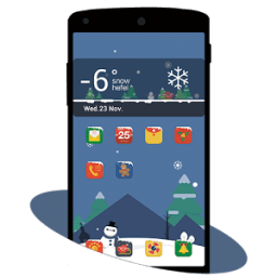 Christmas Ivy Launcher Theme आइकन