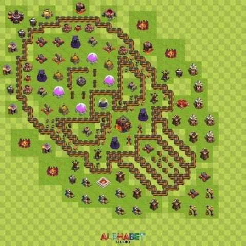 Layouts of COC screenshot 1