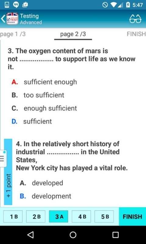 English Test - English grammar screenshot 5