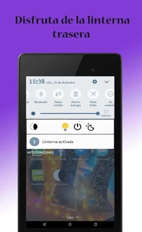 MoonScreen - Brillo y linterna screenshot 3