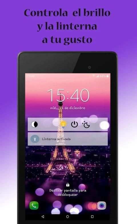 MoonScreen - Brillo y linterna screenshot 2