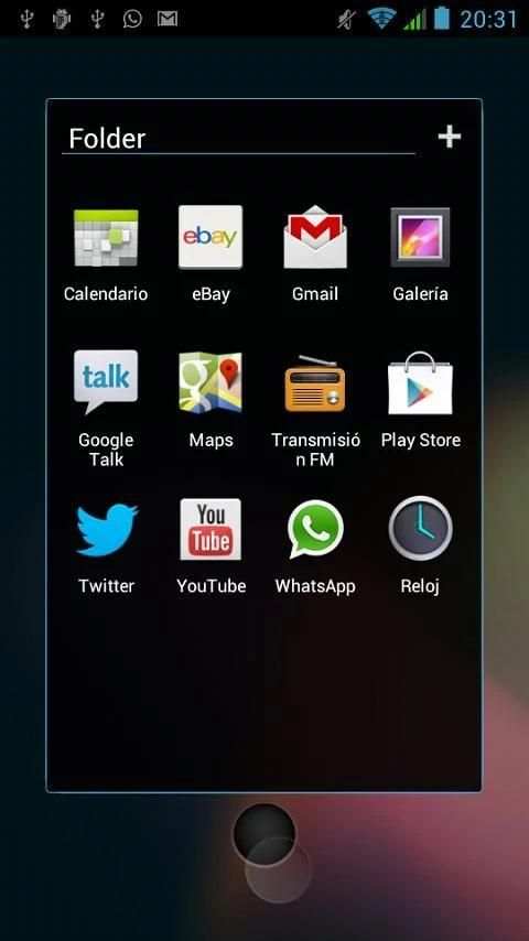 Next Launcher Theme Jelly Bean 3 تصوير الشاشة