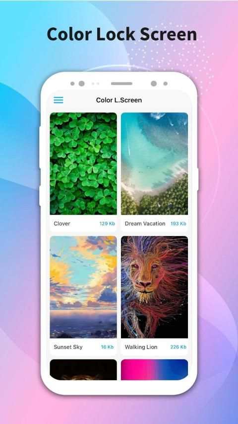 Color Lock Screen - Live Lock Screen स्क्रीनशॉट 2