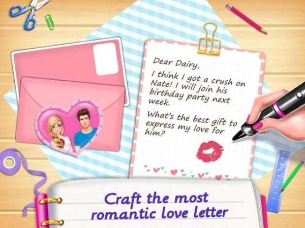 Secret Love Diary! Story Games 5 تصوير الشاشة