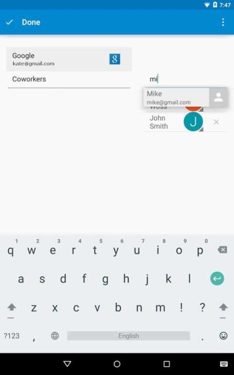Contacts Groups for Lollipop скриншот 1