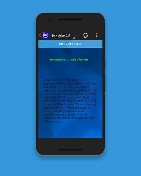 free call video imo -simulator स्क्रीनशॉट 1
