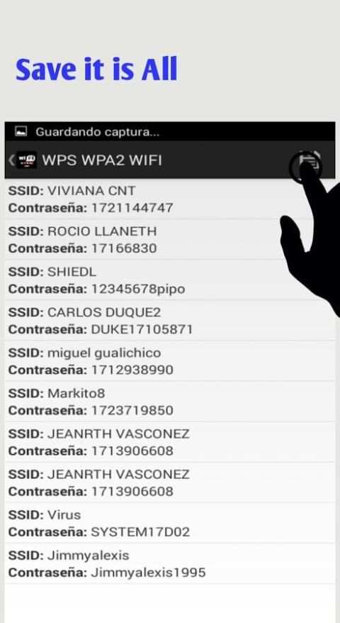 WPS WPA2 WIFI Password screenshot 1