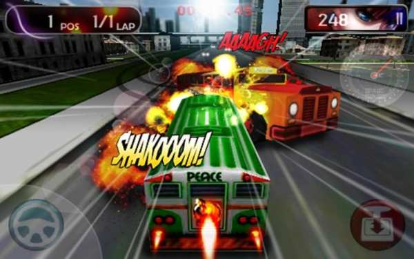 Bus Turbo Racing FREE скриншот 3