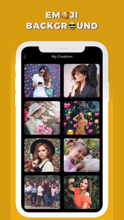 Photo Background Editor - Emoji background changer screenshot 1