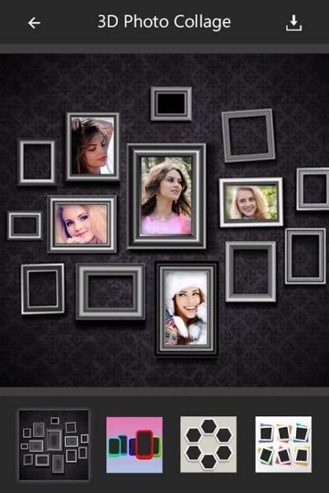 3D Photo Collage Maker 4 تصوير الشاشة