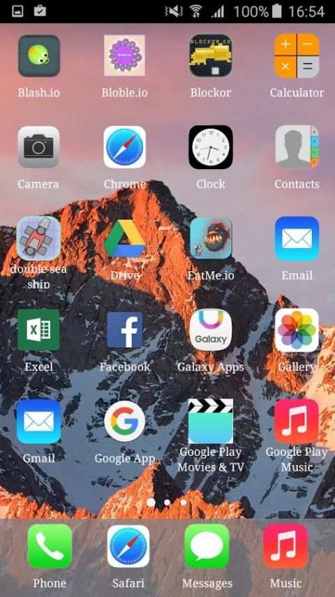 OS Launcher from IOS screenshot 1