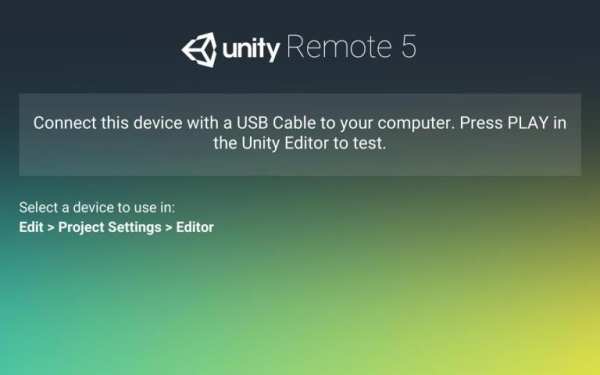 Unity Remote 5 2 تصوير الشاشة