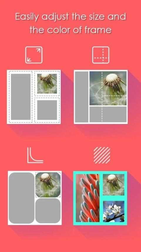 Pic Frame - Photo Collage Grid screenshot 3