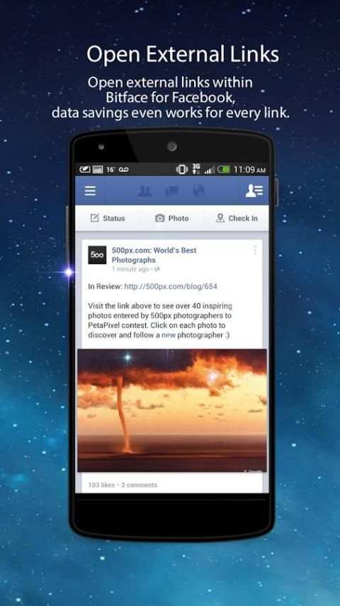 BitFace for Facebook - Mini FB screenshot 4