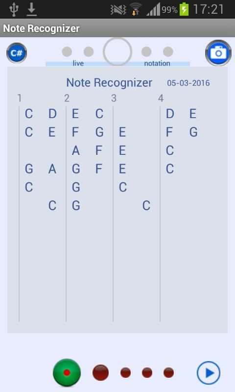 Note Recognizer स्क्रीनशॉट 8