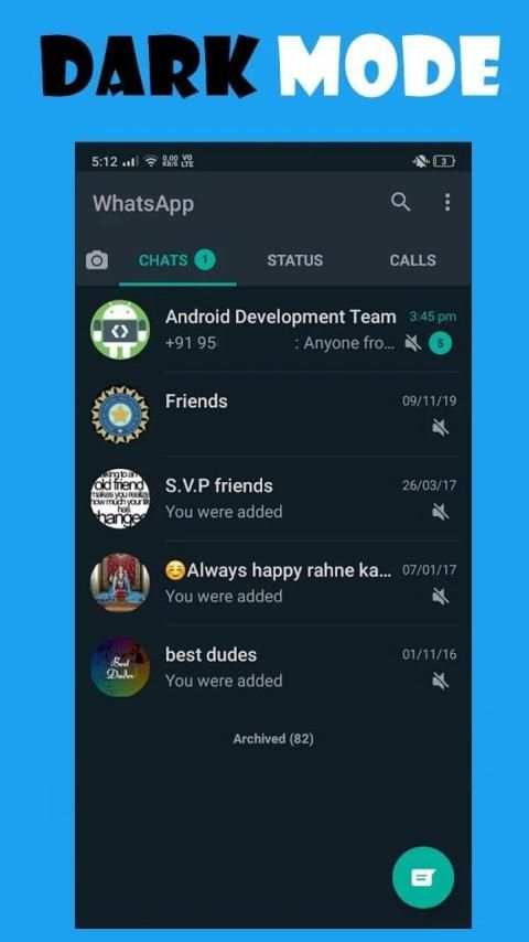 Dark Mode for WhatsApp screenshot 3