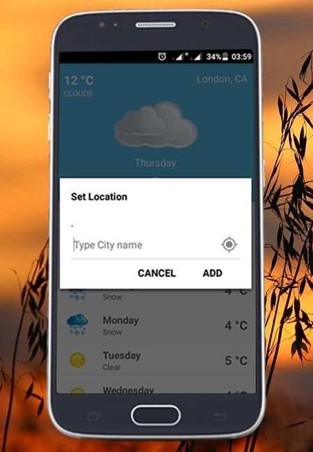 Local Weather 5 تصوير الشاشة