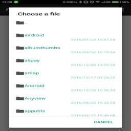 File Chooser Demo for Android
