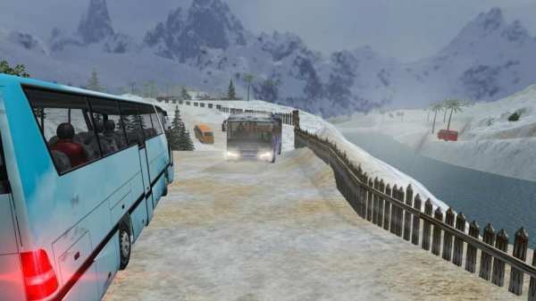 Offroad Snow Bus Driver 2017 screenshot 4