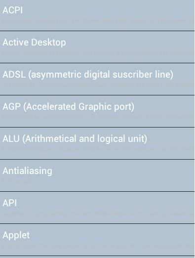 Dictionnaire informatique скриншот 1