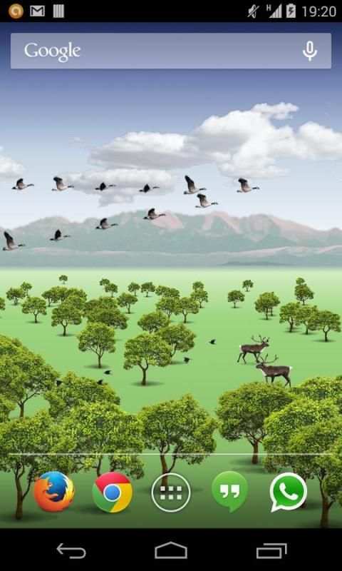 Wind Birds Live Wallpaper Free screenshot 2