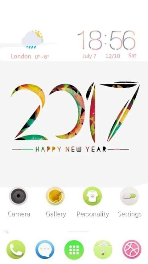 New Year 91 Launcher Theme screenshot 6