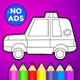 * Learn Coloring & Drawing Car Games for Kids *