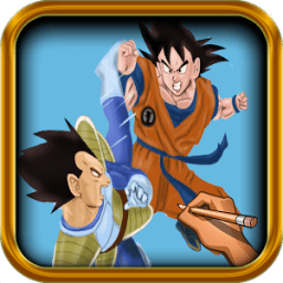 Draw G‍o‍ku v‍s Ve‍ge‍ta أيقونة