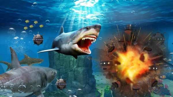 Angry Shark Attack स्क्रीनशॉट 1