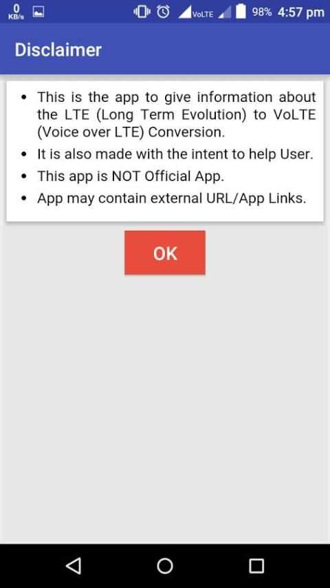 LTE to VoLTE Call Converter скриншот 2